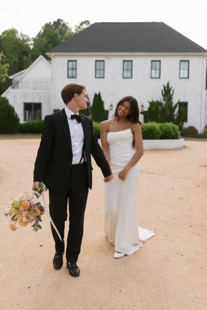 Wedding portraits at The BRadford in North carolina