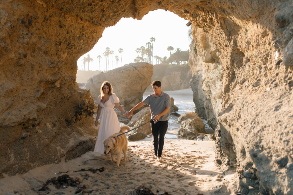 sunset engagement photos
