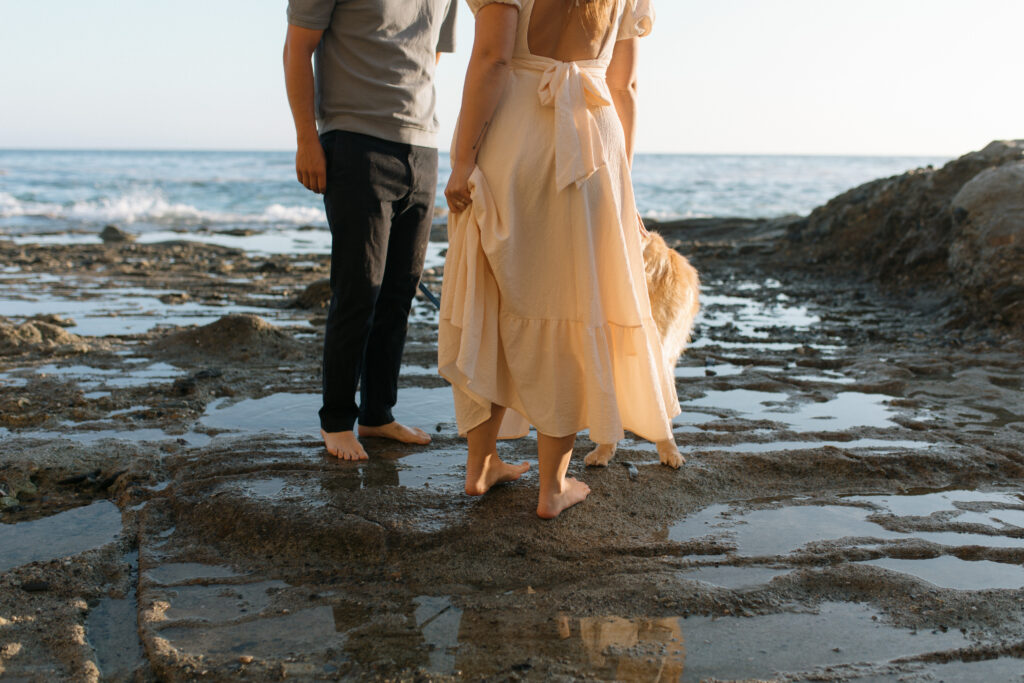 sunset engagement photos
