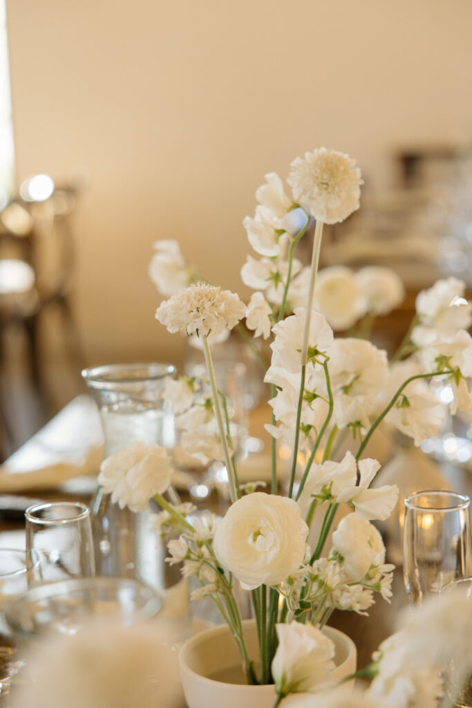 neutral southern chic wedding reception tables-cape  