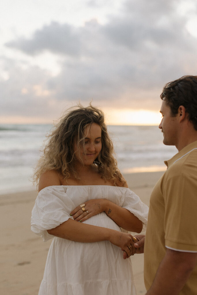 Beach Maternity Photos 