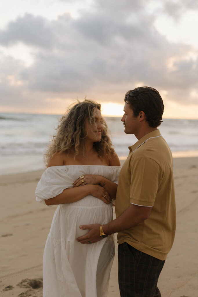 Beach Maternity Photos 