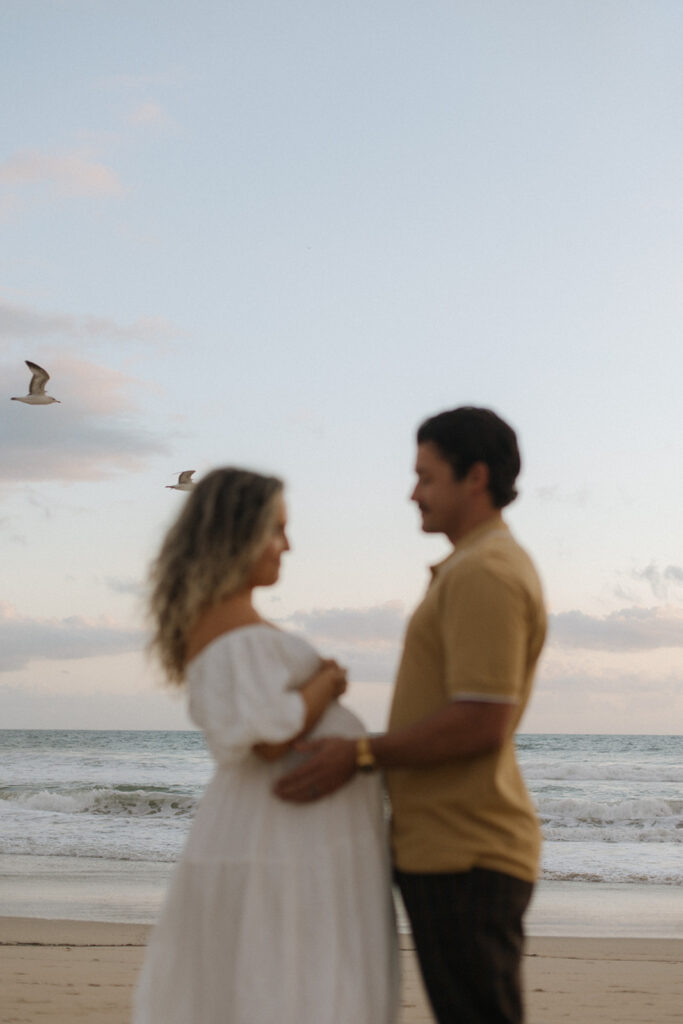 Beach Maternity Photos 