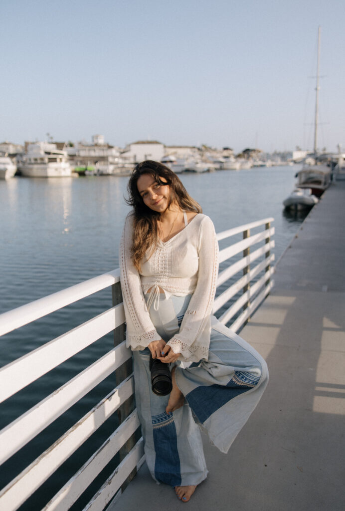 Portrait by the docks of a california photographer