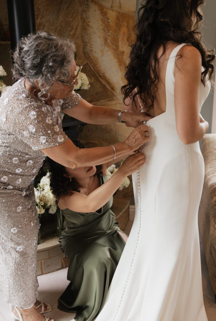 Bride Getting Ready