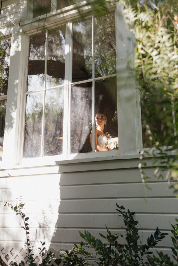 Bride getting ready for ceremony captured by San Diego wedding PHotographer