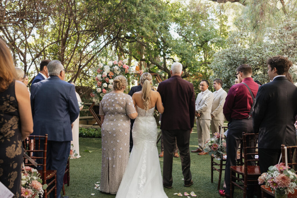 Bride and Groom at Ceremony captured by San Diego wedding PHotographer
