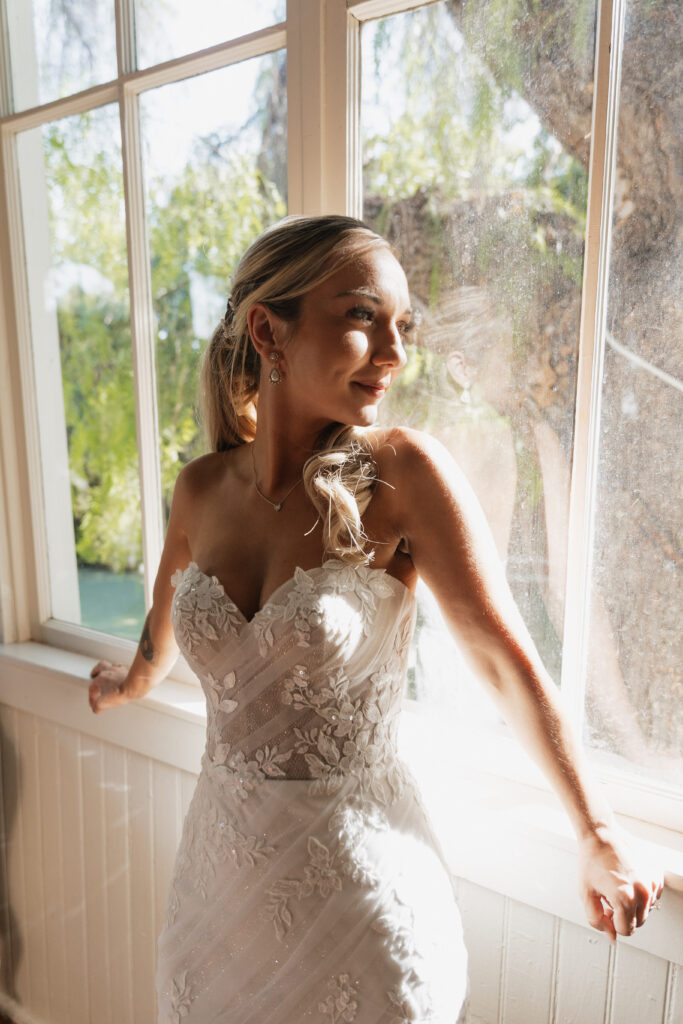 Bridal Portrait at Green Gables Wedding Venue