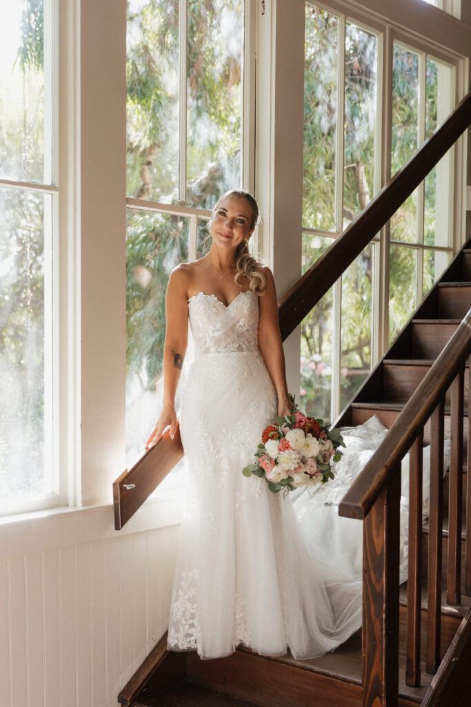 Bridal Portrait of Bride at Green Gables Wedding Venue