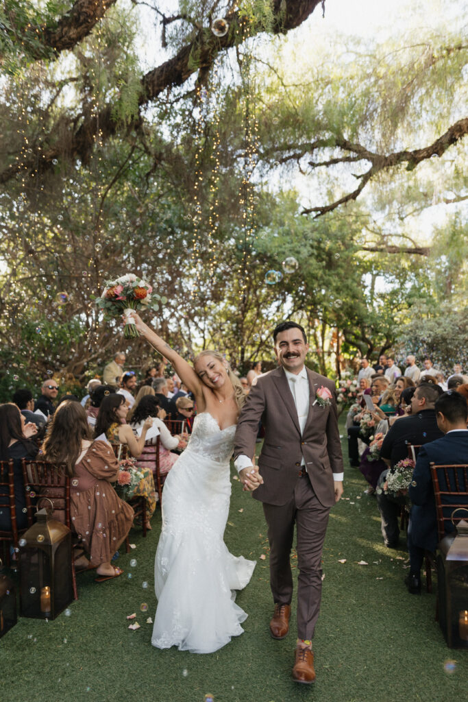 Bride and Groom at Green Gables Wedding Venue